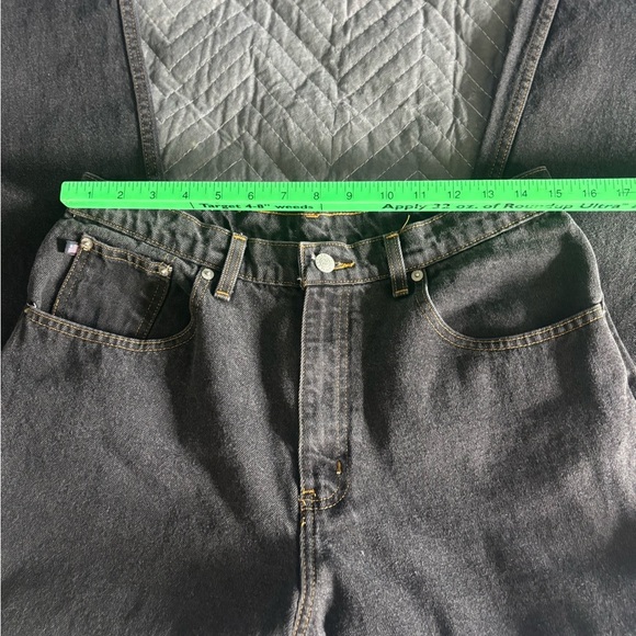 Ralph Lauren Jeans. Womens Size 14x29 Distressed Black. - Picture 5 of 10